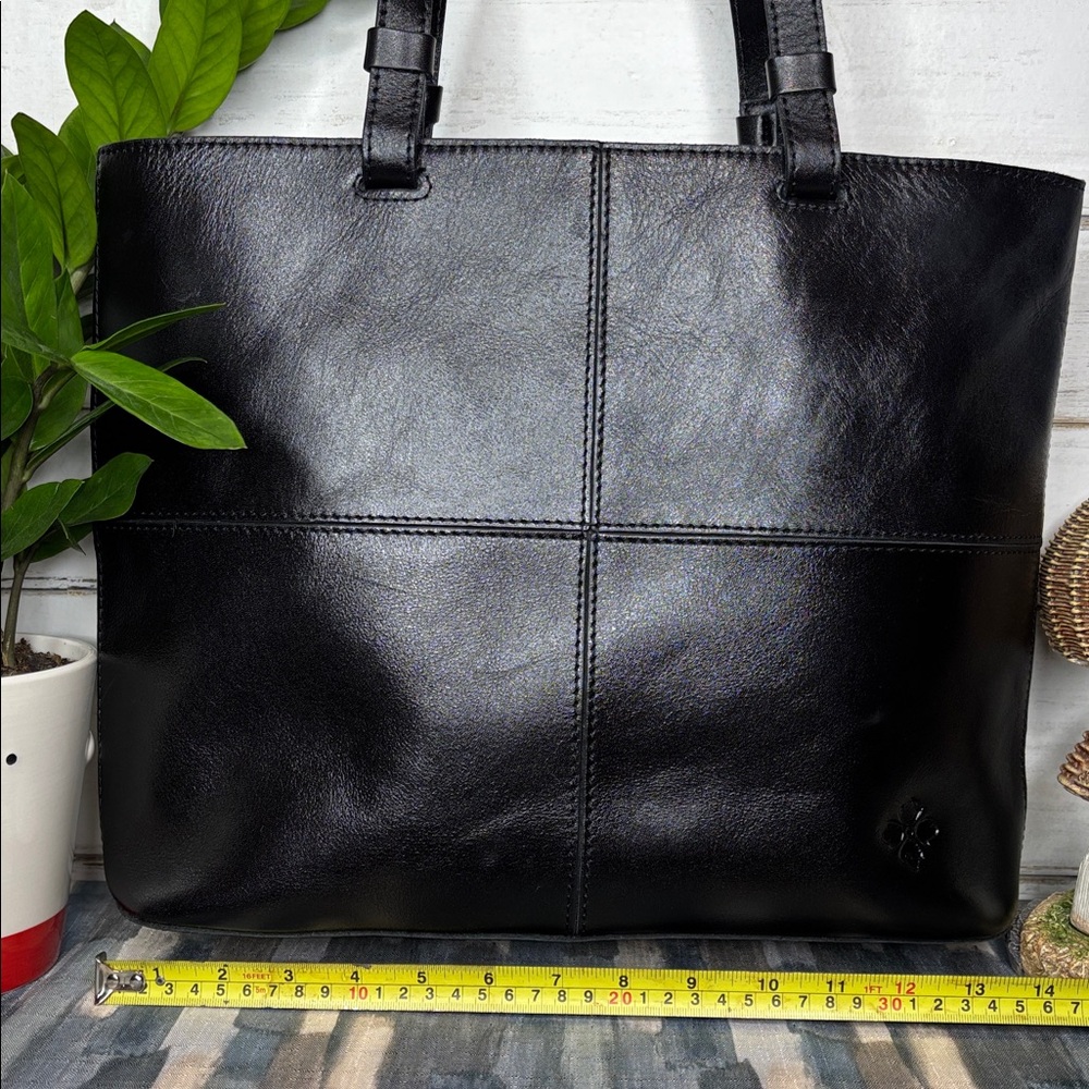 Patricia Nash Black Leather Tote - Picture 4 of 8